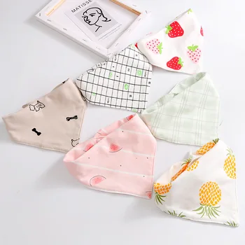 

Cotton Pet Neckerchief Scarf Adjustable Snap Button Desgin Dog Triangles Scarf Pet Saliva Towel Bandana Cats Bibs Scarf Collar