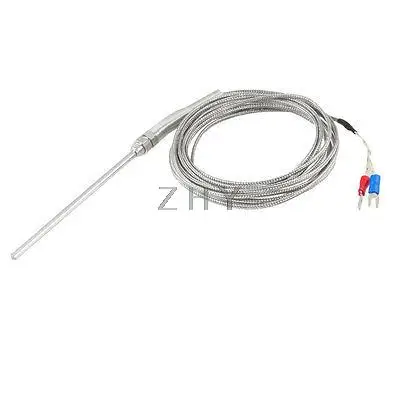 

3 Meters 2 Spade Terminal K Type 0-400C Thermocouple Temperature Sensor Probe