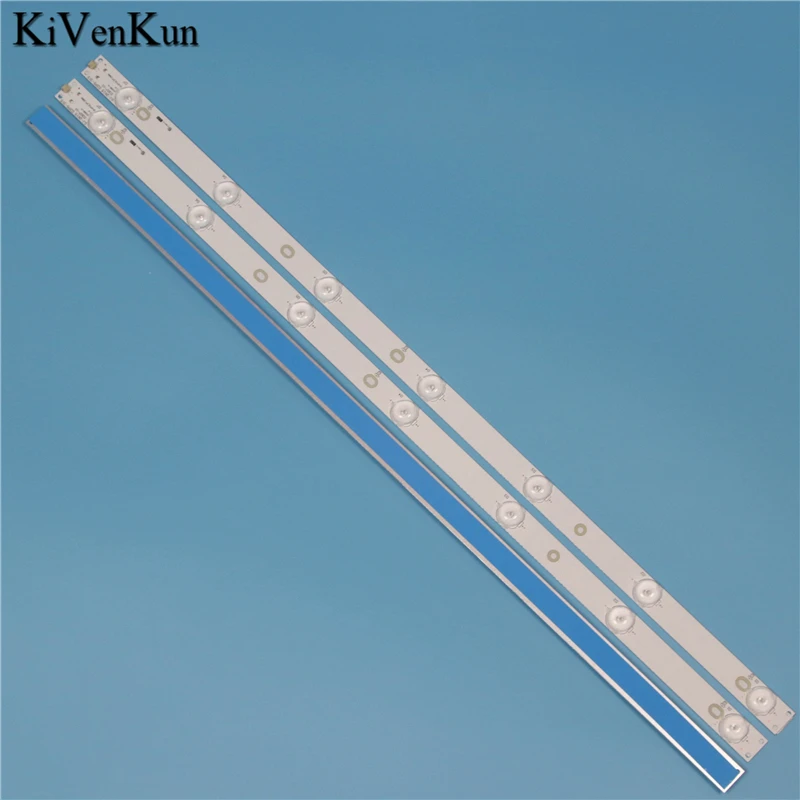 Nueva 7 lámpara 614 mm tira de LED para iluminación trasera para Philips 32PHK4201 32PHK4509H 32PHS5301/12 32PHT4112/05 Bar Kit TV tira LED banda HD lente