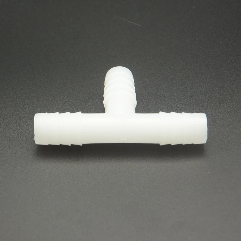 4mm-20mm Hose Barb Tee Plastic Pipe Fitting For Aquarium Fish Tank