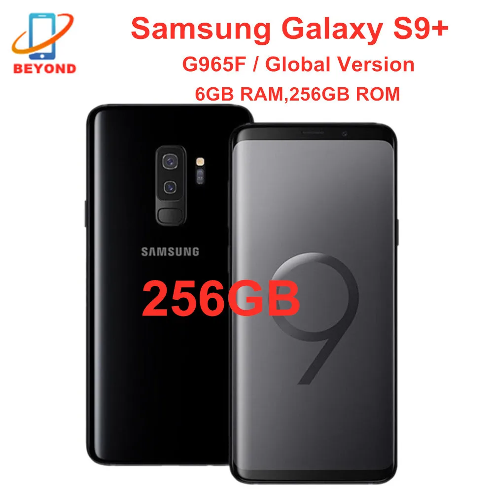 Samsung Galaxy S9 más G965F 256GB ROM 6GB de RAM versión Global Octa Core 6,2 NFC Exynos Original desbloqueado teléfonos móviles