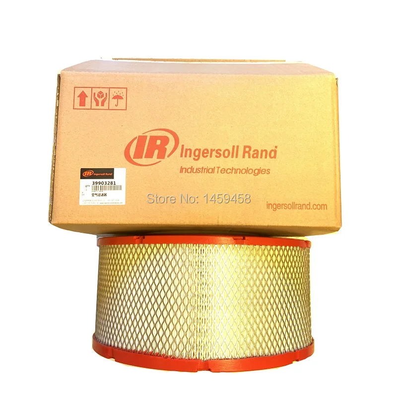 

Free shipping 2pcs/lot alternative/ genuine 39903281 air filter element for IR screw air compressor