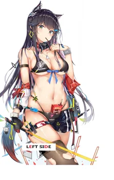 

LEFT SIDE Creative Car styling Japanese Anime Vehicle Car Stickers Waterproof Accessories Decoration Car Protection Motorcycle