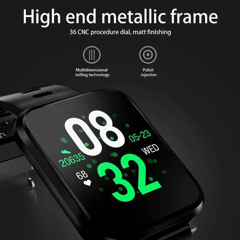 K10 Plus Smartwatch фитнес-трекер для измерения сердечного ритма шагомер Отображение времени Браслет отображение времени Мониторинг Артериального Давления шаг