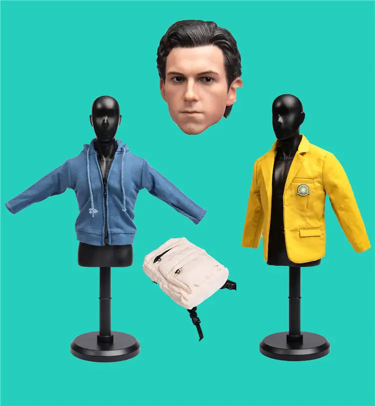 In Stock Collectible 1/6 TYM060 Male Figure Clothes Male Costume Peter School Uniform Suit Spiderman Accessory for 12'' Body