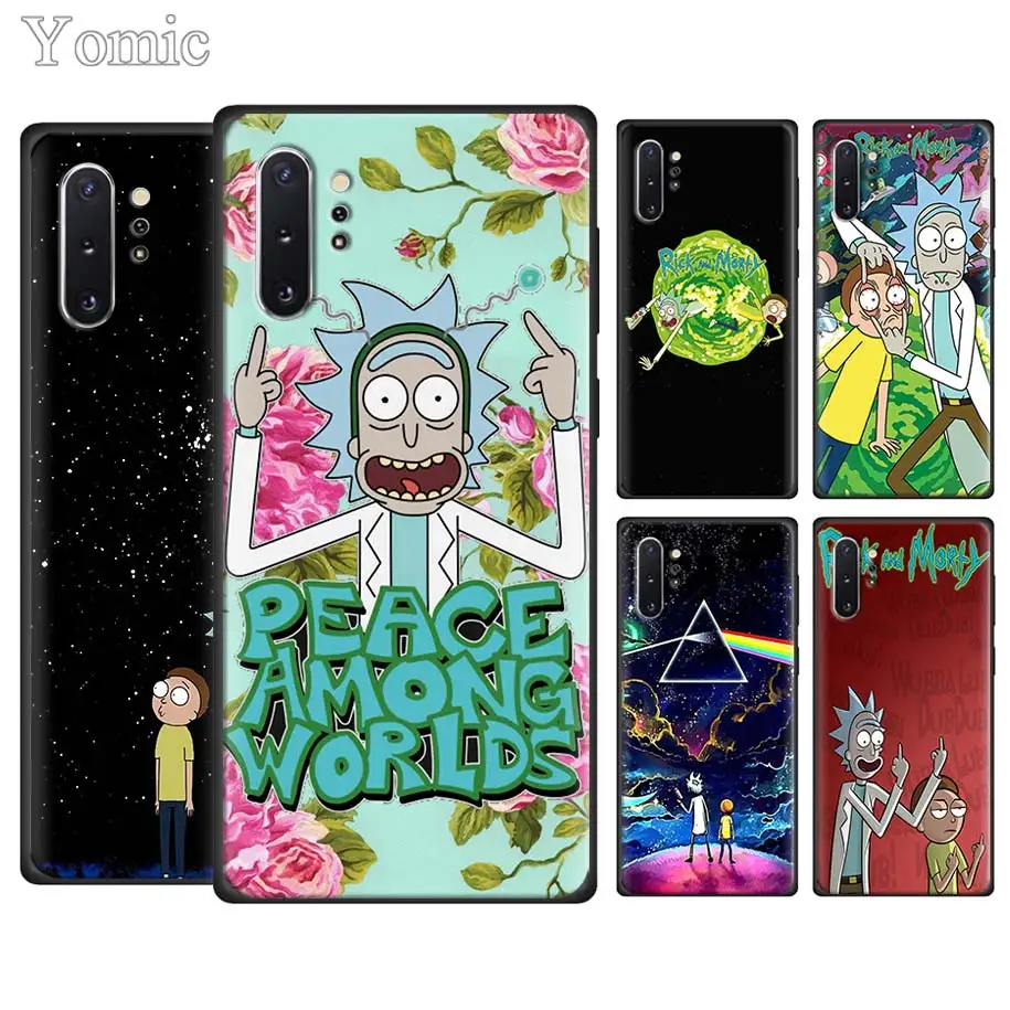 

Rick and Morty Phone Cases for Samsung Galaxy Note 10 10 Plus (5G) Note 8 9 S10e S8 S9 S10 Plus S7 Soft TPU Cover