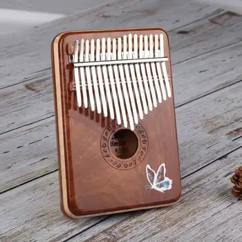 

Tone C 17 Keys Sandalwood Finger Thumb Piano Kalimbas Mbira African Finger Thumb Piano Wooden Keyboard Musical Instrument