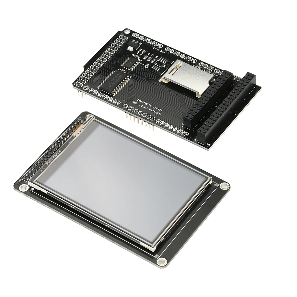 3," TFT ЖК-дисплей+ TFT/SD Щит Плата расширения для Arduino MEGA 2560 ЖК-модуль SD карта 2,8 3,2 DUE