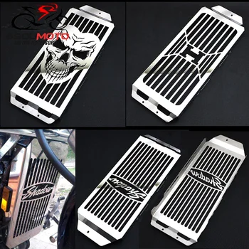 

Motorcycle Stainless Steel Radiator Cover Protector Guard Grill Cover For Honda Shadow Aero VT400 VT750 2004 - 2012 C2 Spirit