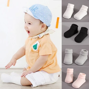 

Baby Socks Cute Soft Cotton Soild Socks For Baby Newborn Infant Girls Boys Children's Socks Baby Girl Clothes Accessories