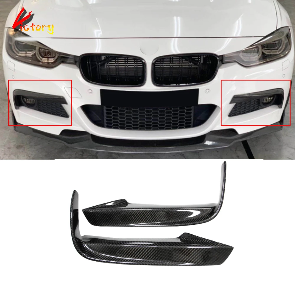 

Передний разветвитель L-образной формы для BMW 3 серии F30 2012-2019 м, украшение для спортивного автомобиля на вентиляционное отверстие, 1 пара