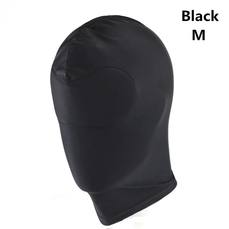 30 стилей, высокое качество, сексуальная, унисекс, дышащая маска с капюшоном для БДСМ, связывание, ролевые игры, косплей, костюм для вечеринки на Хэллоуин, ночное белье - Цвет: Black D M