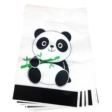 10 шт. пластиковая Китайская панда тематическая вечеринка на день рождения поставки детские украшения непроданный товар, подарок, свободные коробочки для сладостей мультяшный узор