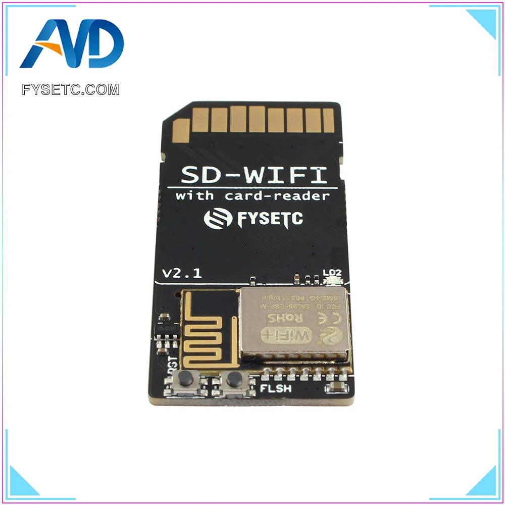 Fysetc 1pc Sd-wifi com Módulo de Leitor de Cartão Executar Espwebdev a Bordo Usb para Serial Chip Módulo de Transmissão sem Fio para s6 f6 - Imagem 4