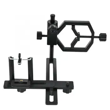 

New Metal Adjustable Mobile Phone Clip Holder Adapter Mount for Monocular Telescope Microscope