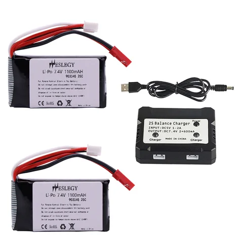 Battery with balanced Charger Sets For Wltoys V353 A949 A959 A969 A979 k929 74v 1100mah lipo Battery For RC Car Helicopter Boat Battery with balanced Charger Sets For Wltoys V353 A949 A959 A969 A979 k929 74v 1100mah lipo Battery For RC Car Helicopter Boat