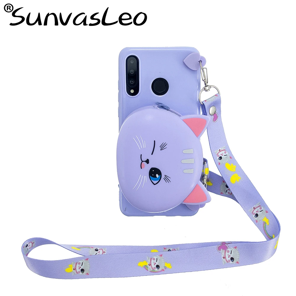 Мягкий 3D чехол-портмоне для huawei P20 P30 mate 10 20 30 Lite Pro P Smart Z Y6 Y7 Y9 Prime Honor 7A 8S 8X9 10 Lite