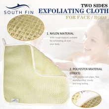 Полотенце для мытья лица, очищающая ткань для тела, отшелушивающая ткань, очищающее полотенце для мытья, нейлон