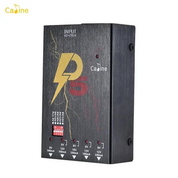 

Caline P5 Guitar Effect Power Supply Station 5 Isolated DC 9V 12V 18V Outputs with Short Circuit Protection