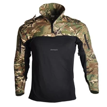 Уличные походные рубашки, Тактическая Военная форма, камуфляжная одежда, страйкбол, стрельба, рубашка с длинным рукавом, армейская боевая одежда, рубашка