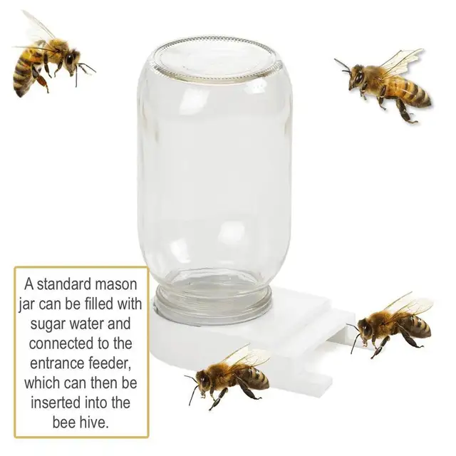 1 Db Méh Adagoló Műanyag Méhkas Bejárat Vízadagoló Kerti Méhek Vízital Italok Etető Berendezések Méhészszerszámok - Image 2