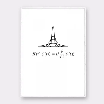

Schroedingers Equation Art Poster Canvas Painting Home Decor Wall Art Dropshipping