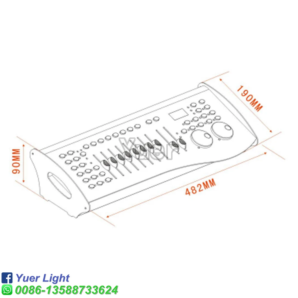 Новинка DMX 240A контроллер для сцены диско DJ светильник ing оборудование DMX 512 светодиодный стробоскоп Par Светильник движущаяся голова Точечный светильник s