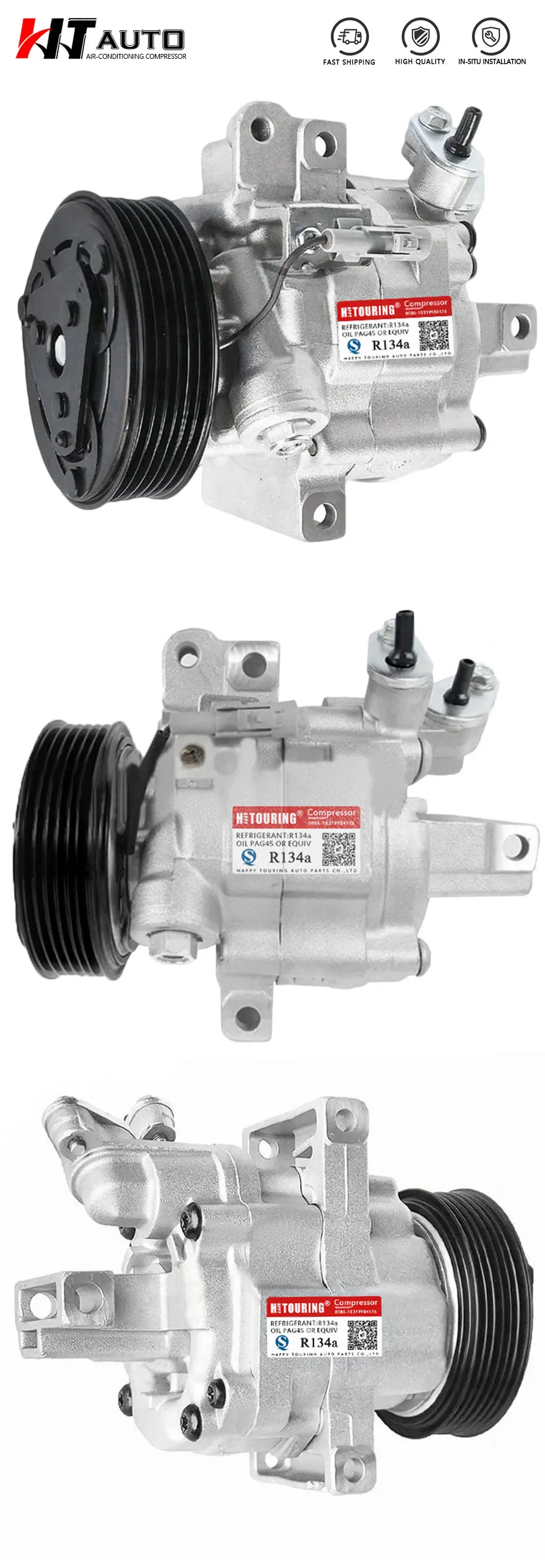 DKV06R Авто A/C компрессор для peugeot 107 1,4 для TOYOTA AYGO 1,4 для Citroen C1 1,4 2005- 883100H020 506021-7332 92052060