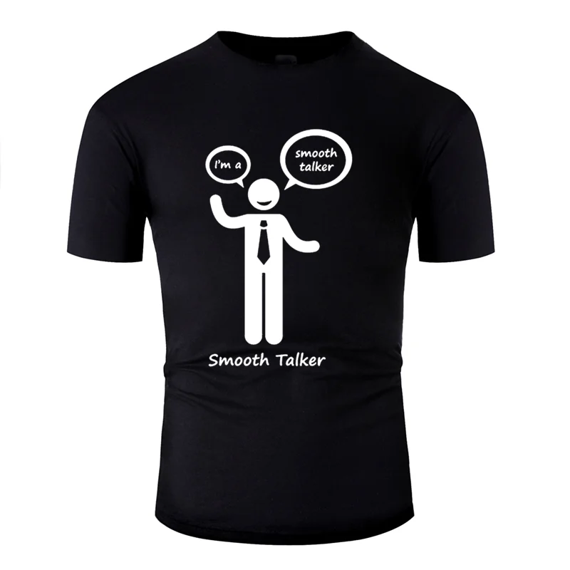 Comical the attitude of a smooth talker, футболка для мужчин,, тонкая футболка, против морщин, большой размер, S~ 5xl, хип-хоп