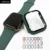 URVOI Full cover for Apple Watch series 6 SE 5 4 3 2 матовый Пластиковый бампер жесткий каркас чехол со стеклом для iWatch screen protector