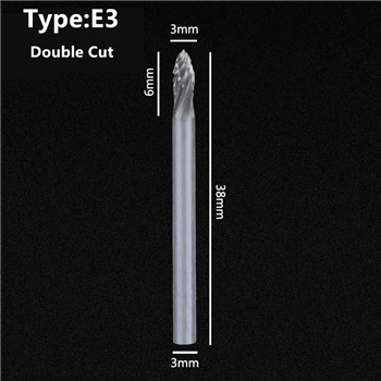 de tungstênio abrasivo cortador conjunto rebarba rotativa cnc gravura bit