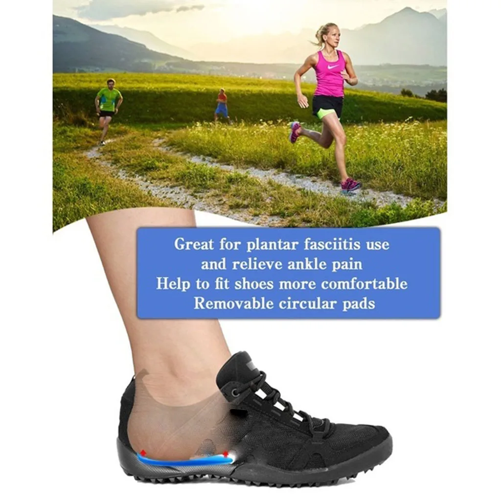 Foot чашкой для пятки и эффектом "анти-шок" комфорт длительный постоянного декомпрессии силиконовый мягкий и прочный