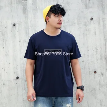 

Big Size Short Sleeve Male Plus Fat Plus Most Of Them Sleeve T Shirt Loose Leisure Backing Shirt Fat Man Men's Wear