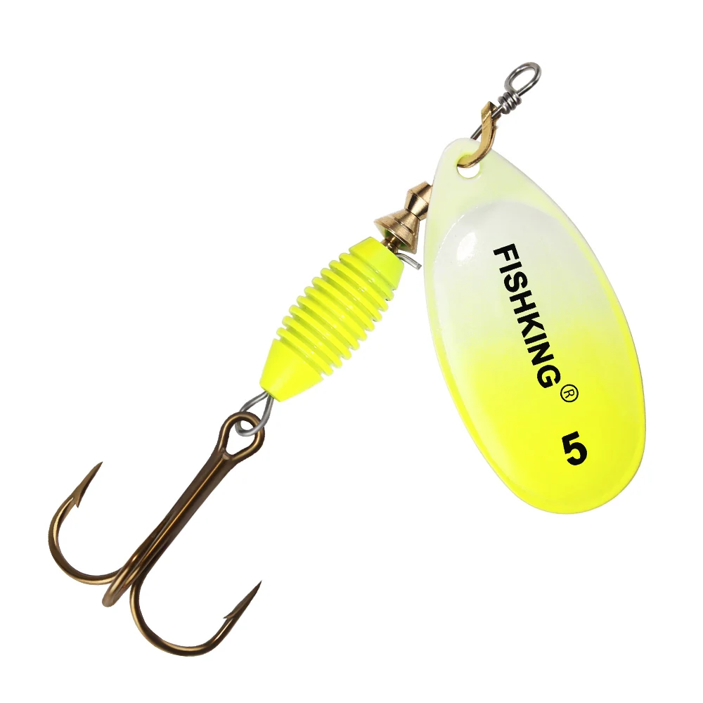 Metal Fishing Lure 4g 4.8g 7g 10g 14g Spinner Bait High Quality Hard Baits Spinners With Treble Hook Tackle For Pike | Спорт и