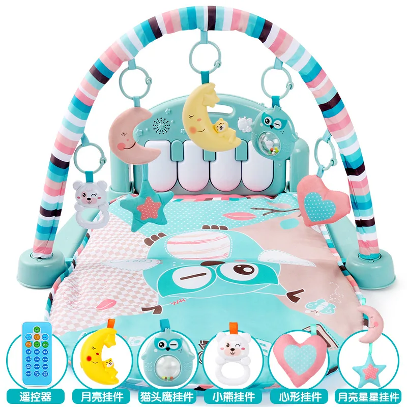 

Baby Piano Game Blanket Multi-functional Infant Fitness Rack Primary Infant Toys Gift Box Toy Set 0