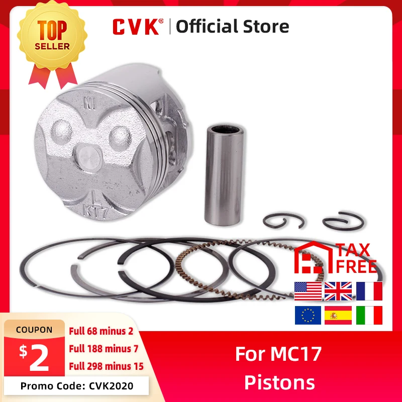CVK Engine Cylinder Part Piston and Piston Rings Kits For HONDA