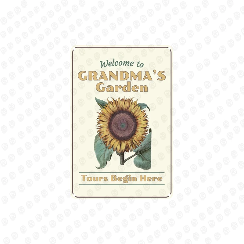 CV-3548 Цветочный рынок Подсолнух Ретро жестяной знак домашний Ресторан Кафе Декор обои стикеры металлические таблички - Цвет: CV-3548