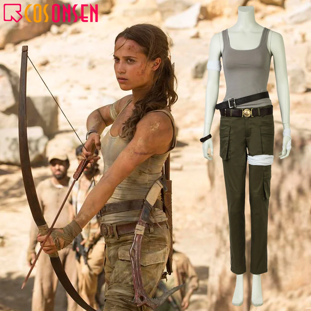 fluir principio ven Tomb Raider Lara Croft Disfraz de Cosplay para mujer, uniforme Sexy para  carnaval de Halloween, conjunto completo de Cosplay|Disfraces de películas  y TV| - AliExpress