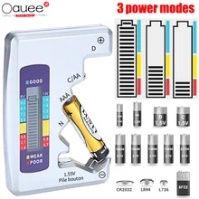 Testeur numérique universel de capacité de batterie, outil de Diagnostic de la capacité de la batterie 9V/1.5V/AA/AAA 