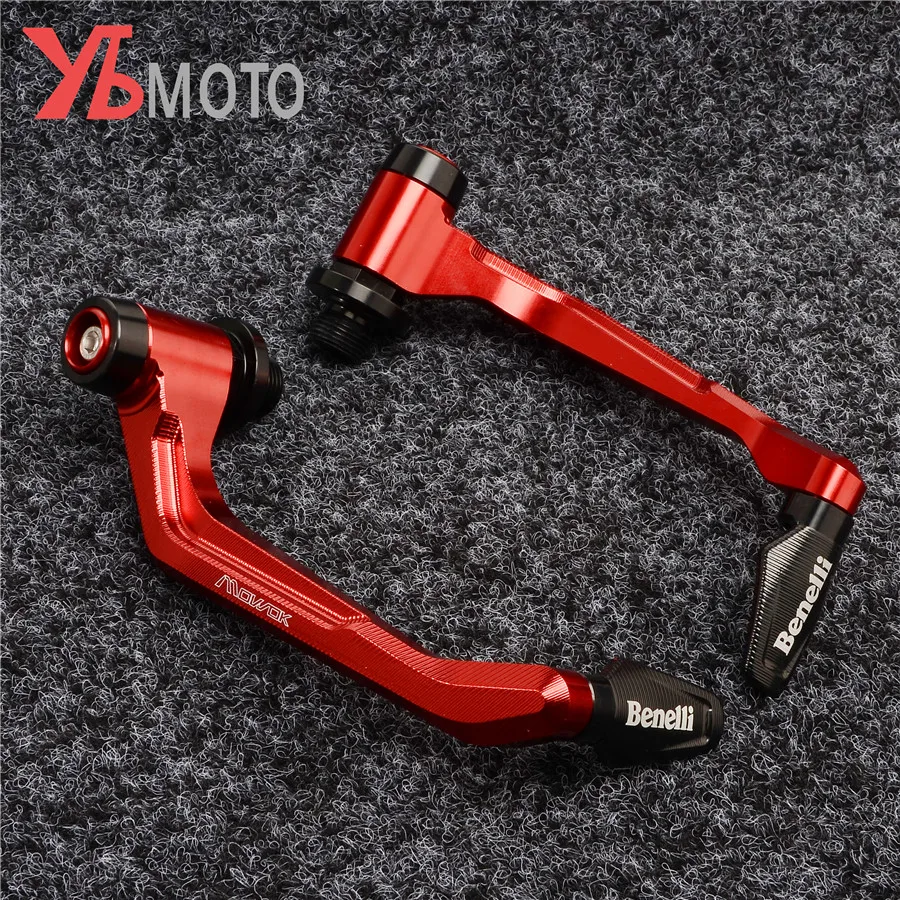 Benelli logo Red Для Benelli Leoncino 250 500 500X BJ250 502C 302S 752S TNT BN 600 300 250 600i 302 Руль управления для рук Защитные ручки - Цвет: Benelli logo Red