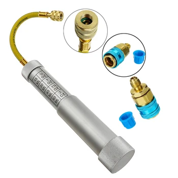 

Oil & Dye Syringe 1/4 Inch Sae R134A 2Oz 2 Oz Oiler Automotive Air Conditioning Coolant Filling Tube Injection Tool