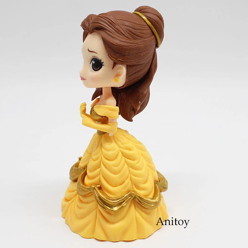 Q Posket принцесса торт украшение кукла Красавица и Чудовище Белль принцесса фигурка ПВХ коллекционная игрушка 13 см KT4127