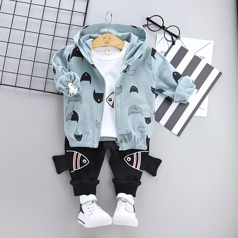 

Children Autumn Clothing Children Casual Three-piece Set 2019 Spring And Autumn New Style Korean-style CHILDREN'S Suit Childrens