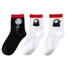 Новое поступление, милые мужские и женские носки с изображением героев мультфильмов, хлопковые носки