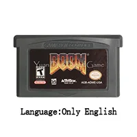 Doom US 32 бит видеоигры картридж Консоли Карты Кирби/Doom серии США/ЕС Версия для nintendo GBA - Цвет: Doom US