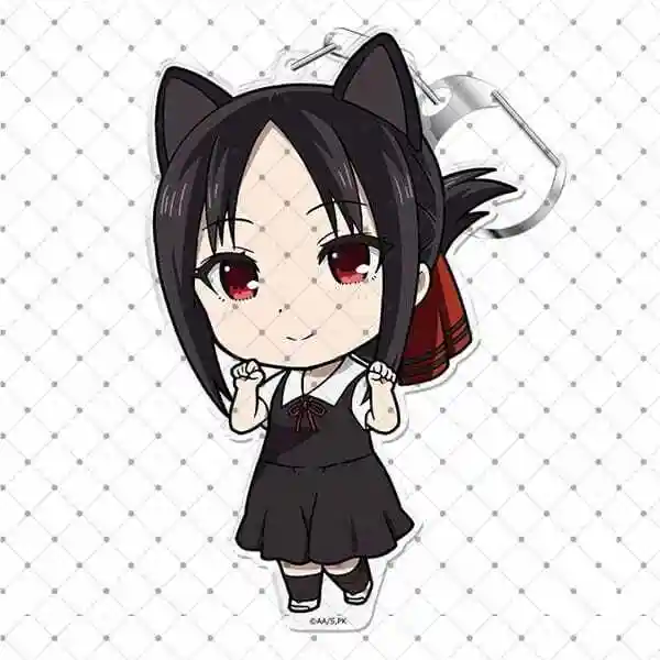Anime Kaguya Sama Love Is War Keychain Fujiwara Chika Shinomiya Kaguya Miko Iino Shirogane Miyuki Acrylic Keyring Bag Pendant Key Chains Aliexpress