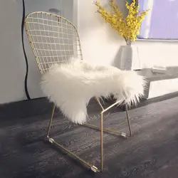 Стулья для столовой минималистичный современный комедорес модерас muebles золото скандинавские металлы стул мебель Ресторан стул для макияжа