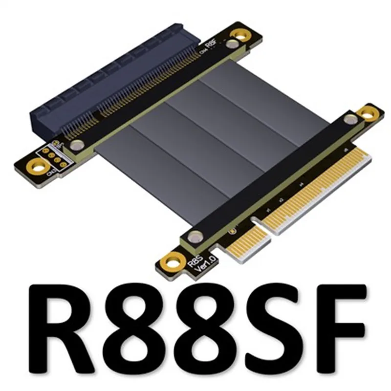 

PCIe Extension cable x8 to x8 Riser Extender 8x PCI-e Cable 15cm 20cm 50cm Gen3.0 For 1U 2U servers