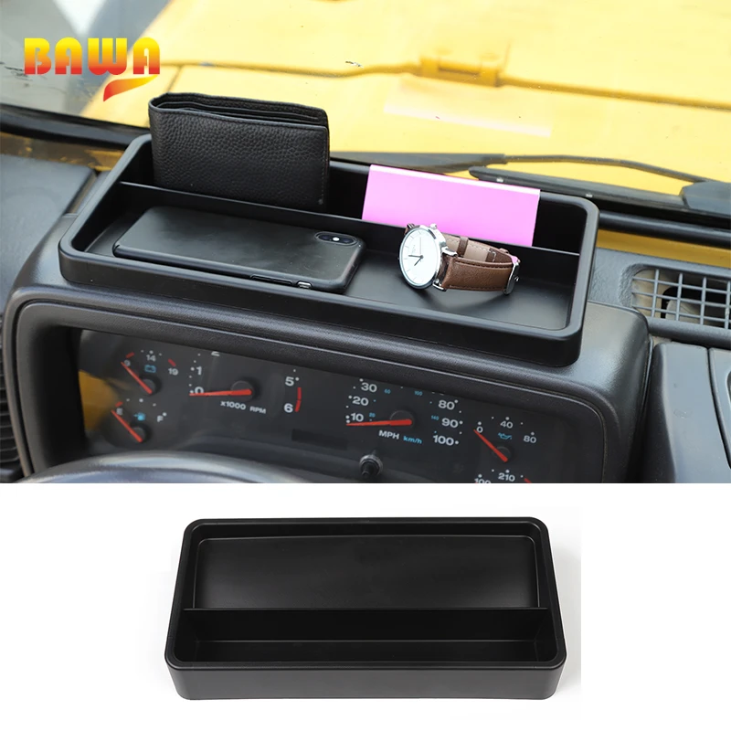 BAWA Multifunctional Dashboard Storage Box for Jeep Wrangler TJ 1997 2006  Stowing Tidying Interior Accessories|Stowing Tidying| - AliExpress