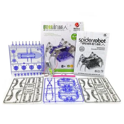 

Children Scientific And Educational Toy Electric Spider Mechanical Robot Self-Loading Educational Toy DIY Electric Animal